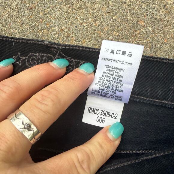 Cinch Black 27x36 Silver Label Mid Rise Slim Fit Straight Leg Jeans MB98034012 - Picture 4 of 8